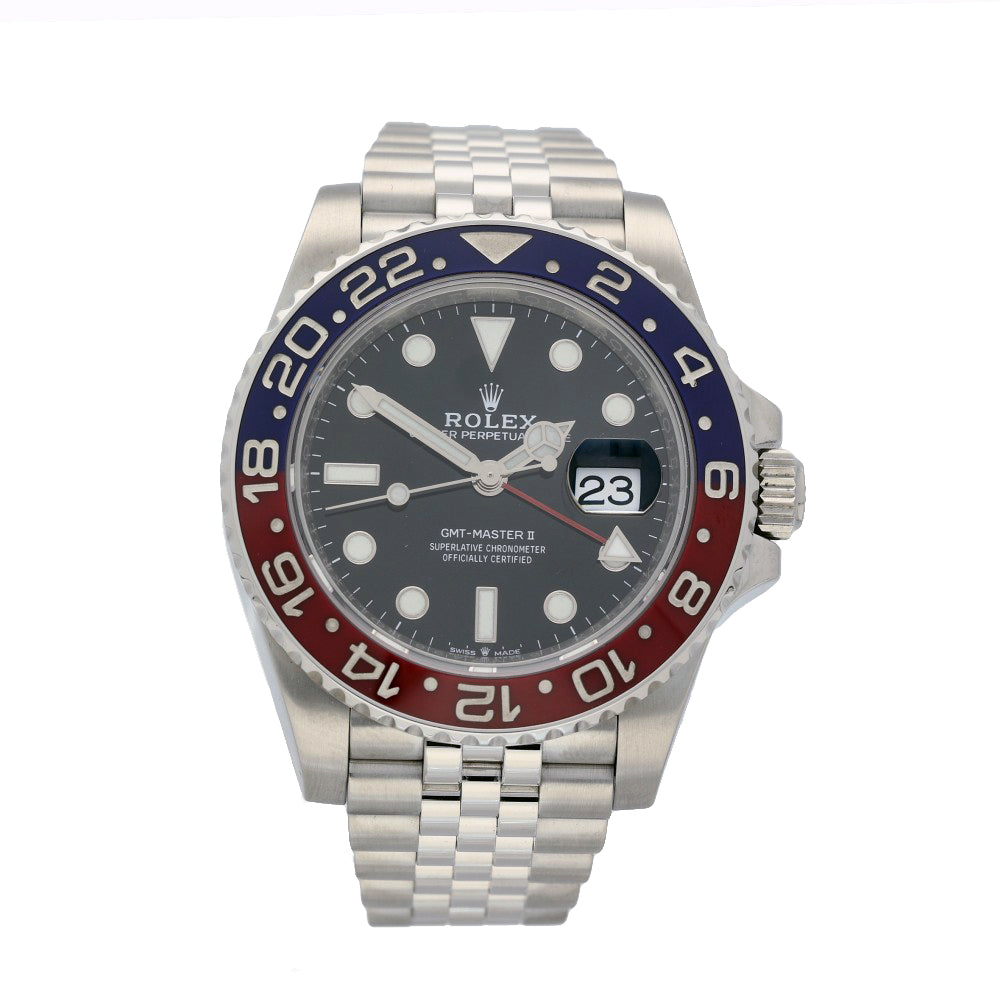 Pre-owned Rolex GMT Master ii "Pepsi" 126710BLRO 2021 Watch