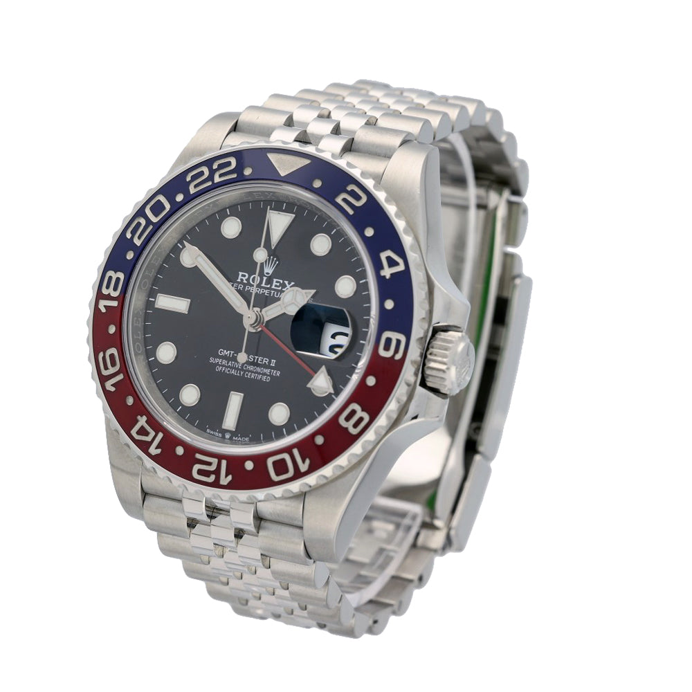 Pre-owned Rolex GMT Master ii "Pepsi" 126710BLRO 2021 Watch