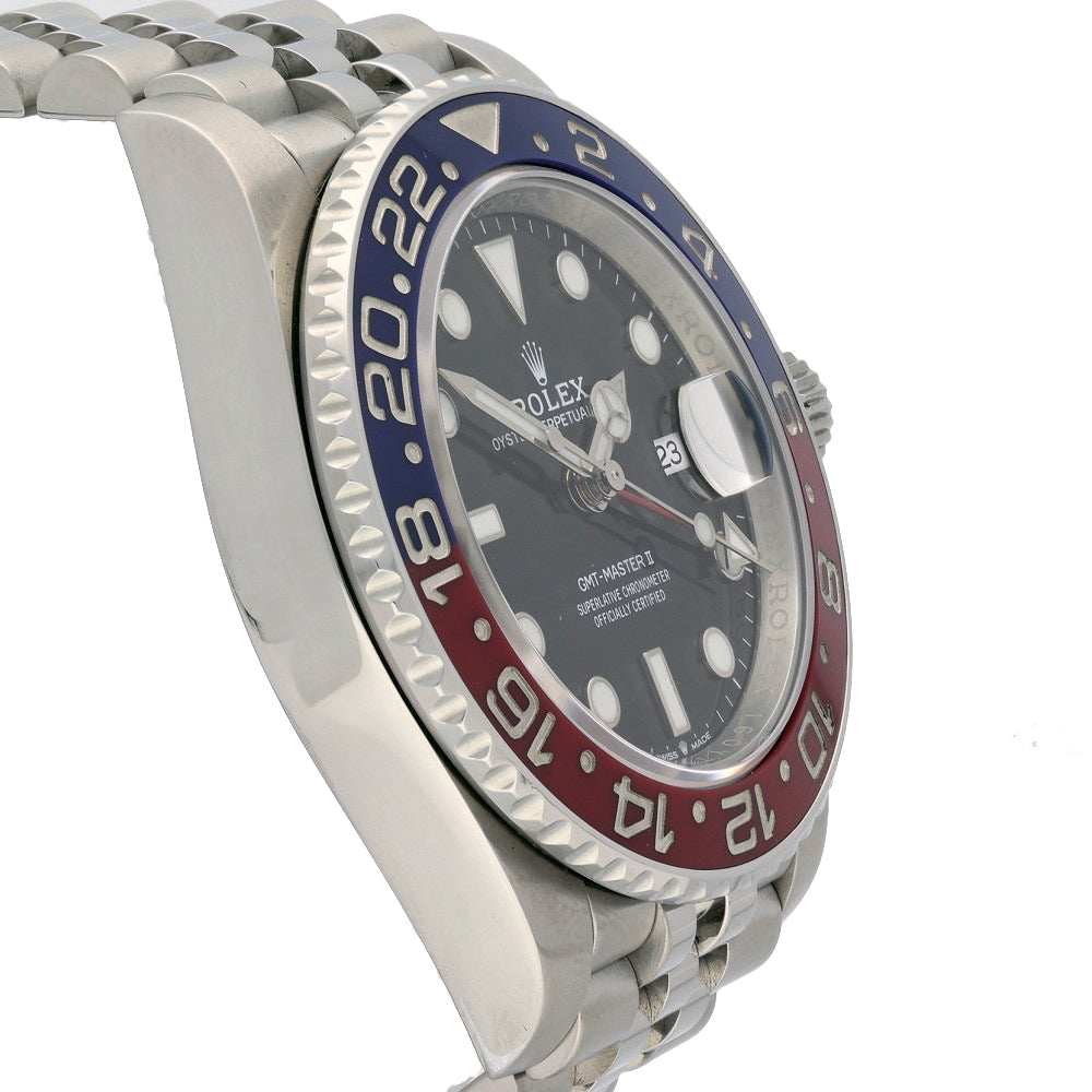 Pre-owned Rolex GMT Master ii "Pepsi" 126710BLRO 2021 Watch