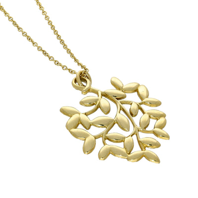 Pre-loved 18ct Yellow Gold Tiffany & Co Paloma Picasso Olive Leaf Pendant