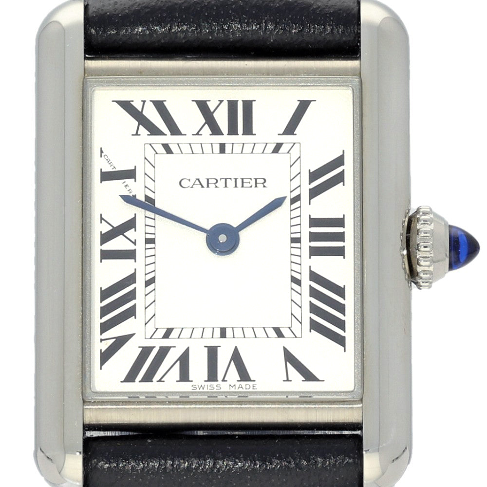 Pre-owned Cartier Tank Must Solarbeat 4367 Watch