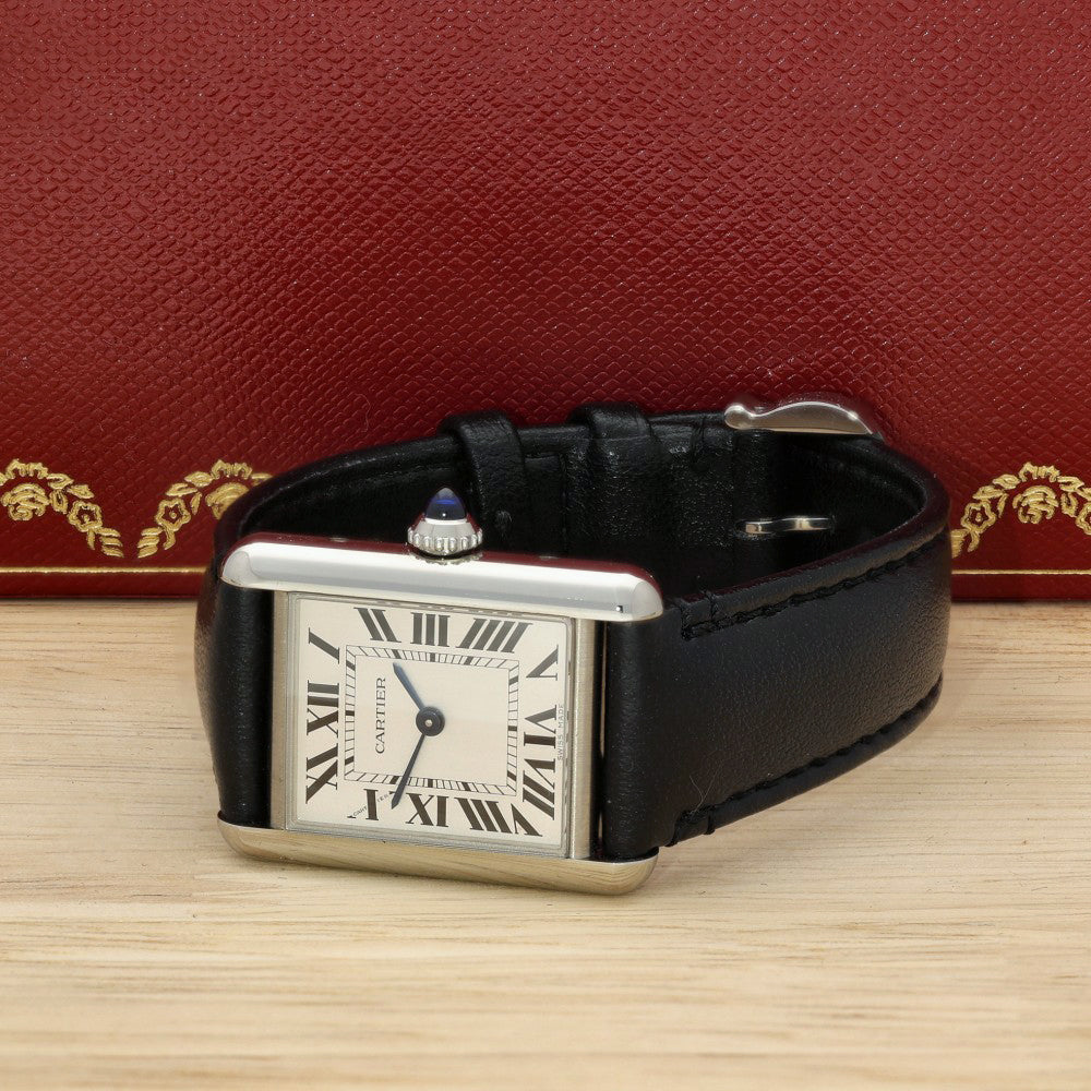 Pre-owned Cartier Tank Must Solarbeat 4367 Watch