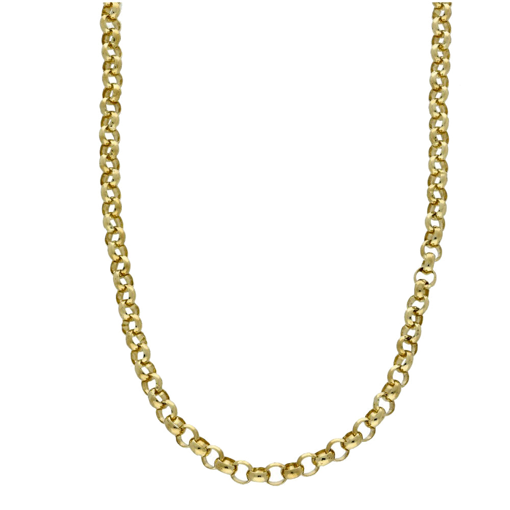 Pre-owned 9ct Yellow Gold 26" Belcher Chain 14g