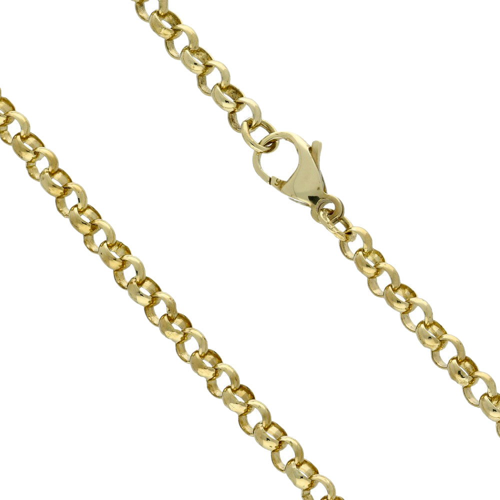 Pre-owned 9ct Yellow Gold 26" Belcher Chain 14g