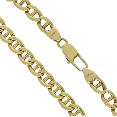 18ct Yellow Gold Anchor Link Bracelet 9g