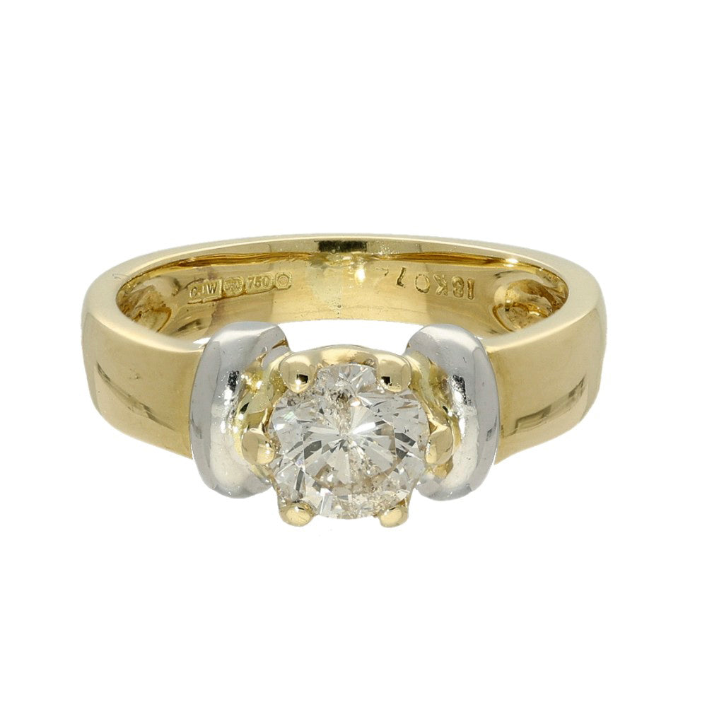 Pre-owned 18ct Yellow Gold Diamond Ring