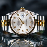 Pre-Owned Rolex Datejust 36 16233 2002 Watch