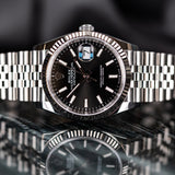 Pre-Owned Rolex Datejust 36 Black Dial 126234 2026 Watch