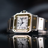 Pre-Owned Cartier Santos Galbée AC 14.30 GR 1987 - 1990 Watch