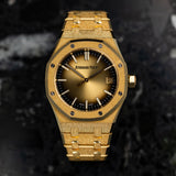 Pre-owned Audemars Piguet Royal Oak 37mm 15550BA.GG.1356BA.01 "Frosted Gold" Watch
