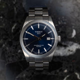 Pre-Owned Tissot Powermatic 80 Silicium 2026  40mm Blue Dial Watch