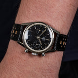 Pre-Owned Vintage Heuer Carrera 3647NT Black Dial 36mm circa 1963–1969 Watch