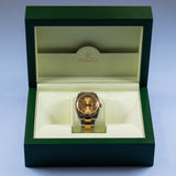 Pre-Owned Rolex Datejust 36 116203 2005 Champagne Roman Dial Watch