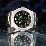 Pre‑Owned Rolex Air-King 116900 2017 Stickered Watch