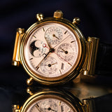 Pre-Owned IWC Da Vinci Perpetual Calendar Rattrapante 3751-005 Watch