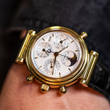 Pre-Owned IWC Da Vinci Perpetual Calendar Rattrapante 3751-005 Watch