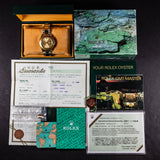 Pre‑Owned Rolex GMT-Master II "RootBeer" Ruby Serti Dial 16713 2000 Watch