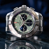 Pre-Owned Breitling Avenger B01 44 "Pistachio" AB0147101L1A1 2025 Watch