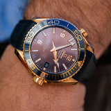 Pre-Owned 18ct Sedna™ Gold Omega Seamaster Planet Ocean 600M 215.63.44.21.03.001 2016 Watch