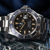 Pre-owned Rolex Submariner Date 168000 1988 Watch