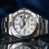 Preowned Rolex Explorer II 226570 Polar White Dial 2023 Watch