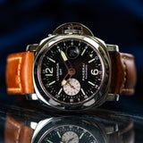 Pre-owned Panerai Luminor GMT OP6691 2007 Watch