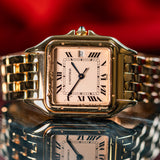Pre-owned 18ct Yellow gold Cartier Panthere 106000M Ladies Watch