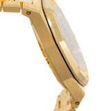 Pre-owned Audemars Piguet Royal Oak 15550BA.GG.1356BA.01 "Frosted Gold" Watch