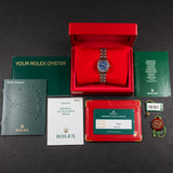 Pre-Owned Ladies Rolex Datejust 'Sodalite' Stone Dial 79174 2003 Watch
