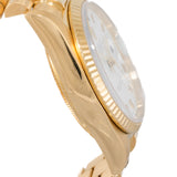 Pre-Owned 18ct Rolex Day-date Roman Dial 18038 1983 Watch