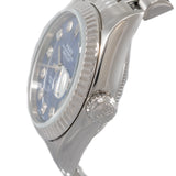 Pre-Owned Ladies Rolex Datejust 'Sodalite' Stone Dial 79174 2003 Watch