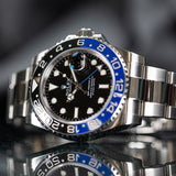 Pre-Owned Rolex GMT-Master II "Batman" 126710BLNR 2022 Watch