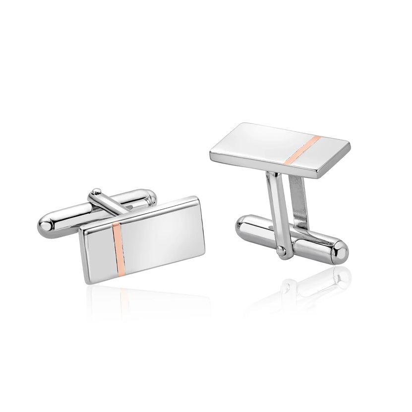 Clogau Sterling Silver Hallmark Cufflinks 3SCL06