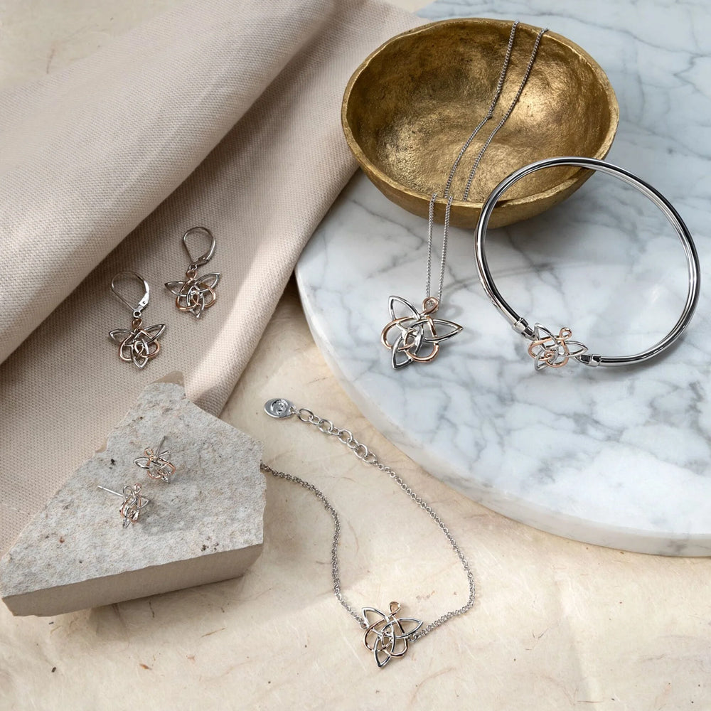 Clogau Fairies of the Mine Silver Drop Earrings 3SETL0231