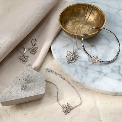 Clogau Fairies of the Mine Silver Drop Earrings 3SETL0231