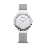 Bering Classic 34mm Stainless Steel Quartz Bracelet Watch 12934-000