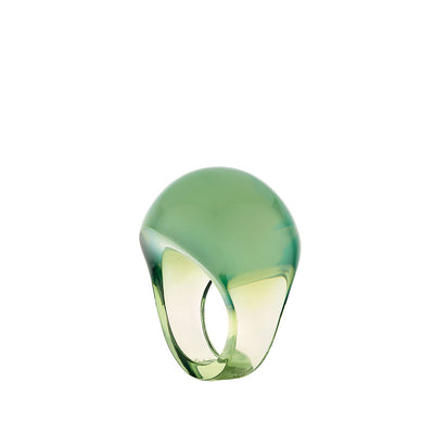 Lalique Cabochon Ring, Antinea Green