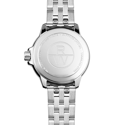 Raymond Weil Tango Classic Ladies Quartz Deep Purple Frosted Dial Steel Date Watch, 5960-ST-50161