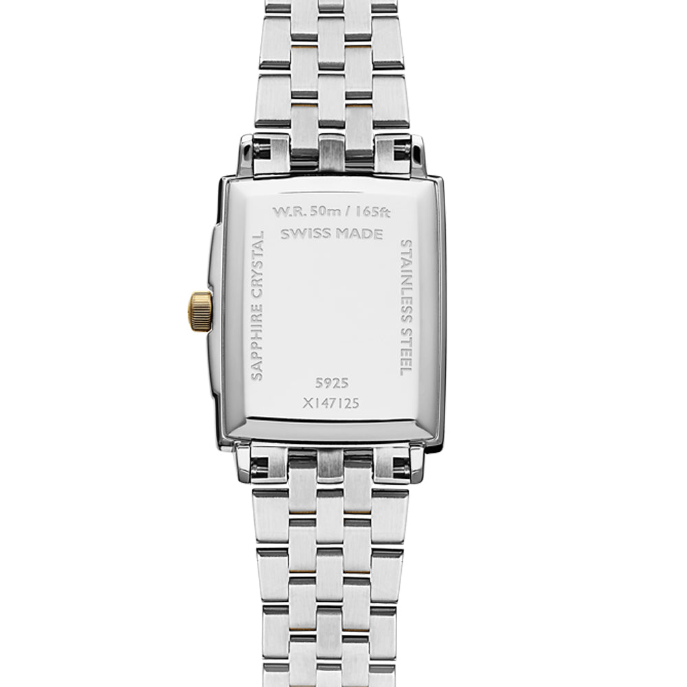 Raymond Weil Toccata Ladies Two-tone Diamond Quartz Watch, 22.6 x 28.1 mm  5925-STP-00995
