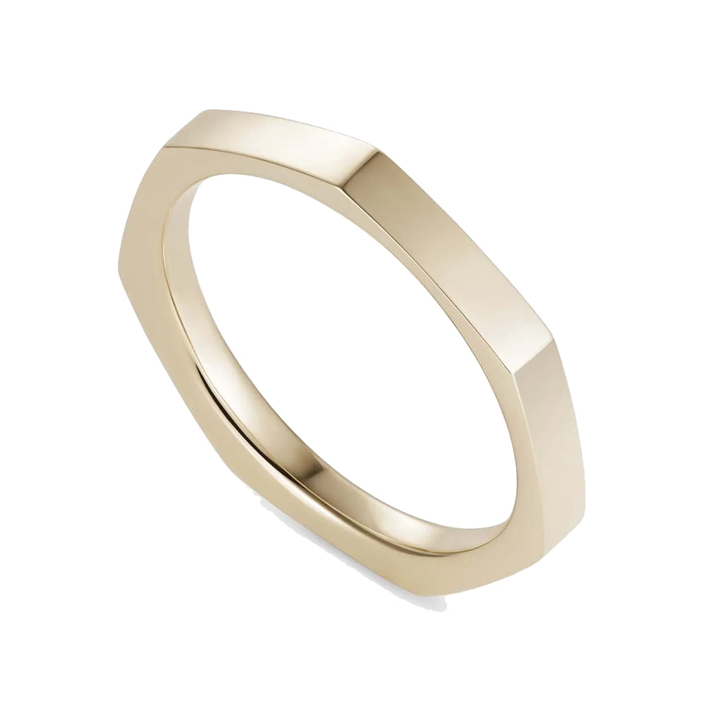 886 The Royal Mint - 886 Decus Band Ring in 9ct Yellow Gold