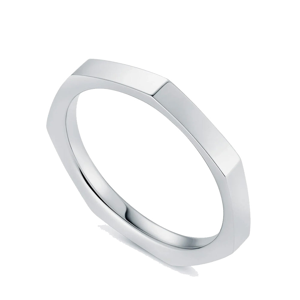 886 The Royal Mint - 886 Decus Band Ring in Sterling Silver