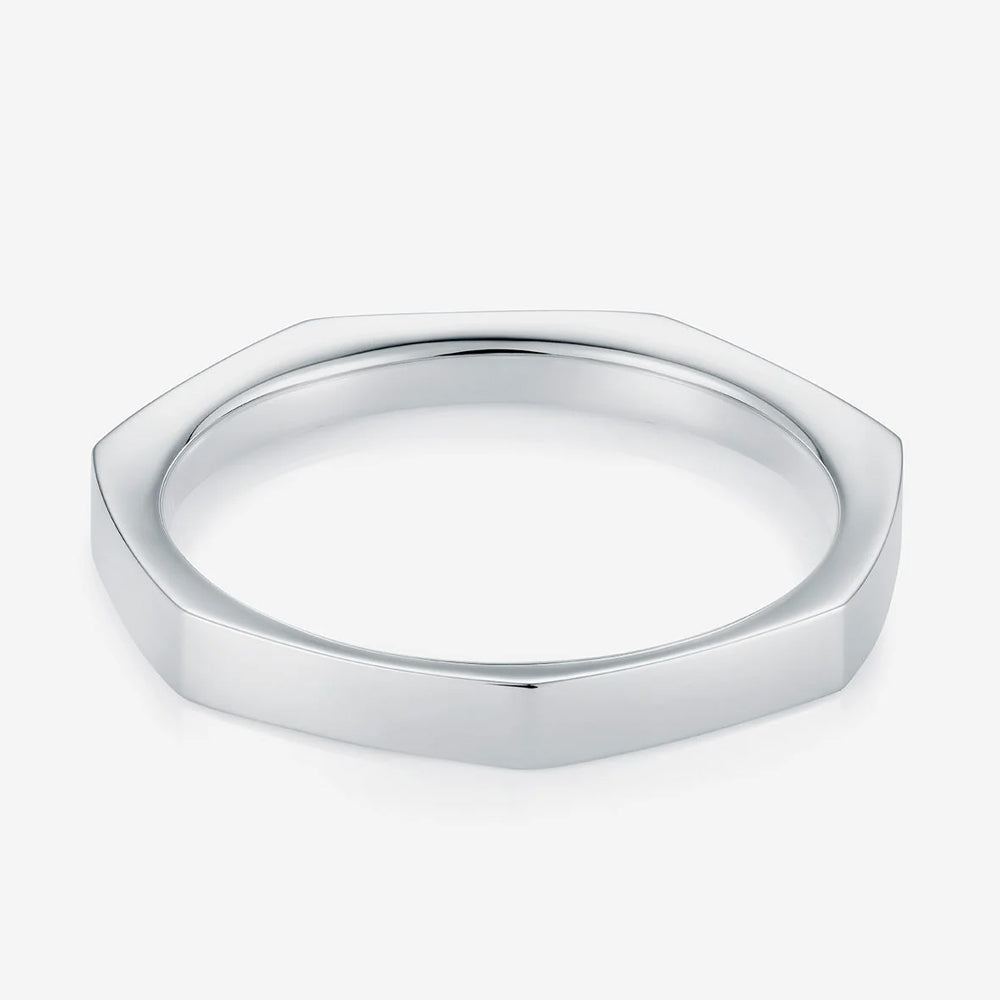 886 The Royal Mint - 886 Decus Band Ring in Sterling Silver