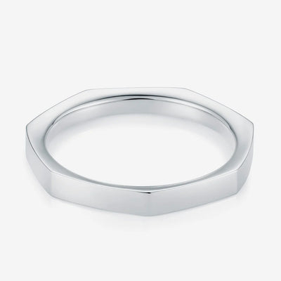 886 The Royal Mint - 886 Decus Band Ring in Sterling Silver