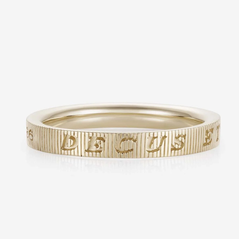 886 The Royal Mint - 886 Tutamen Small Band in 9ct Yellow Gold