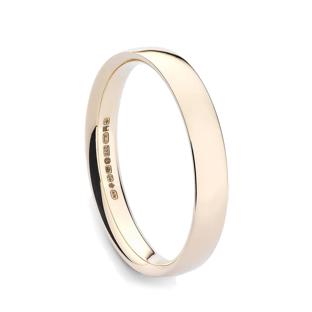 886 The Royal Mint - 886 Fine Band Ring in 9ct Yellow Gold