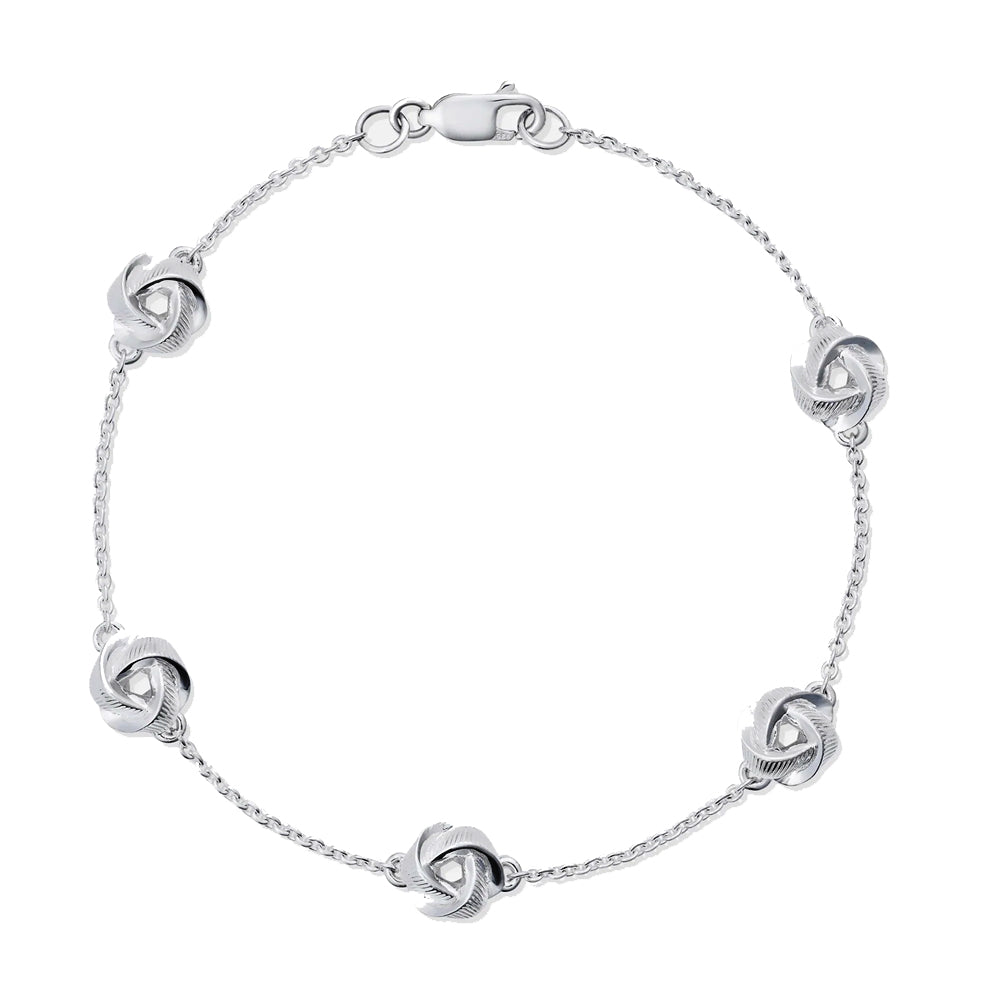 886 The Royal Mint - 886 Tutamen Knot Bracelet in Sterling Silver