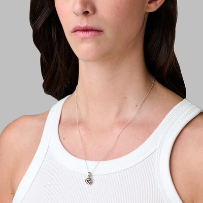 886 The Royal Mint - 886 Tutamen Knot Pendant with 18" Chain in Sterling Silver