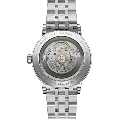 Raymond Weil Millesime Automatic Moon Phase Silver Dial Watch 2945-ST-65001