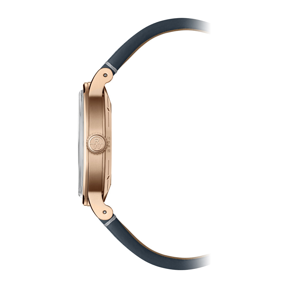 Raymond Weil Millesime Automatic Moon Phase Silver Dial, Rose Gold PVD Watch 2145-PC5-05650