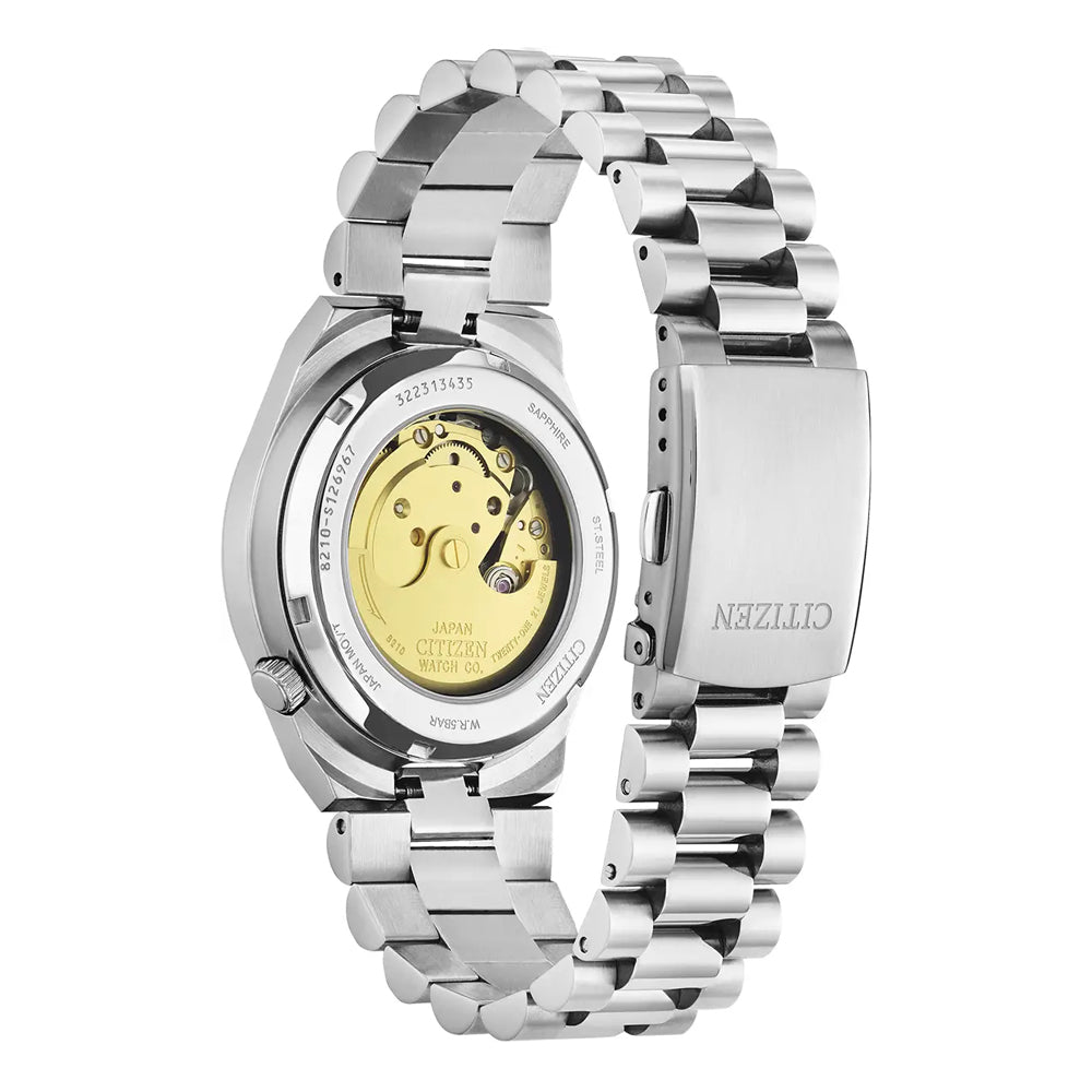 Men's Citizen Tsuyosa Automatic Stainless Steel 40mm Yellow Dial Watch, NJ0150-56Z